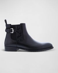 Robert Graham - Arno Leather Chelsea Boots - Lyst