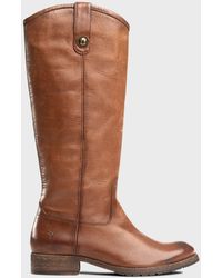 Frye - Melissa Button Lug-sole Tall Riding Boots - Lyst