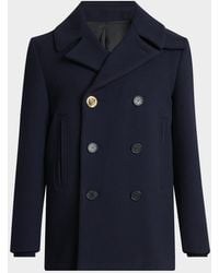 Givenchy - Apos;S Double-Face Wool Peacoat - Lyst