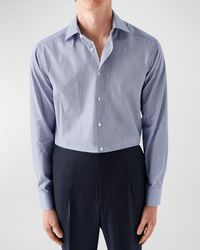 Eton - Contemporary Fit Stripe Dress Shirt - Lyst