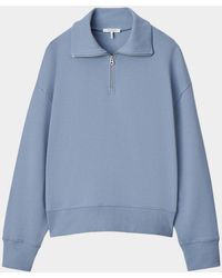 Rag & Bone - The Everyday Terry Half-Zip Sweatshirt - Lyst