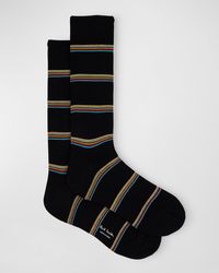 Paul Smith - Apos;S Signature Stripe Crew Socks - Lyst