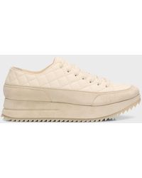 Pedro Garcia - Osaka Quilted Leather Flatform Sneakers - Lyst