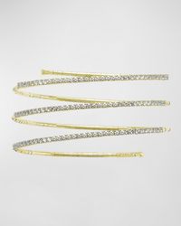 Mattia Cielo - 18k Yellow Gold Spiral Diamond Bracelet - Lyst