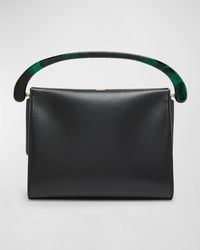 Dries Van Noten - Crisp Leather Top-Handle Bag - Lyst