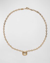 Azlee - Medium Staircase Diamond Chain Necklace - Lyst