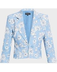 Generation Love - Emmeline Cropped Linen Blazer - Lyst