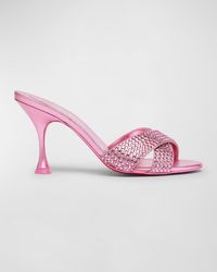 Christian Louboutin - Mariza Is Back Strass Red Sole Crisscross Sandals - Lyst