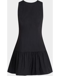Marie Oliver - Marilyn Flounce Cotton Mini Dress - Lyst