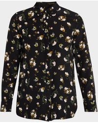 Adam Lippes - Mathias Floral Silk Crepe De Chine Button-Down Shirt - Lyst