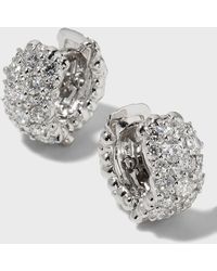 Paul Morelli - Large White Diamond Confetti Hoop Earrings - Lyst