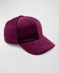 Surell - Velvet Baseball Hat - Lyst