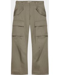 Helmut Lang - Apos;S Chino Twill Wide Leg Cargo Pants - Lyst