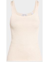 Veronica Beard - Sandra Knit Square-Neck Tank Top - Lyst