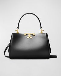 Tory Burch - Eleanor Mini Leather & Suede Satchel Bag - Lyst