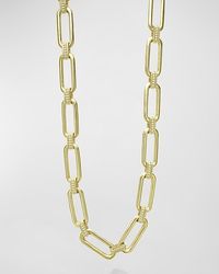 Lagos - 18k Signature Caviar Toggle Smooth Oval Link Necklace - Lyst