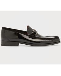 Ferragamo - Grandioso2 Patent Leather Loafers - Lyst