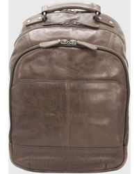 Frye - Logan Leather Multi-Zip Backpack - Lyst