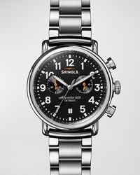 Shinola - Runwell 2 Chronograph Bracelet Watch, 41Mm - Lyst