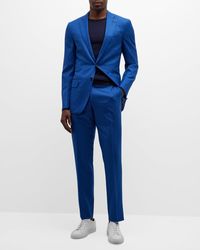 Isaia - Striped Wool Suit - Lyst