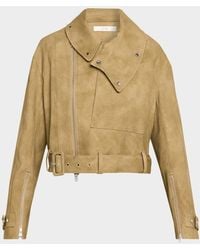 Co. - Raf Suede Biker Jacket - Lyst