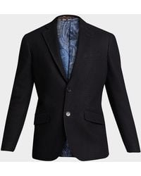 Etro - Basic Knit Blazer - Lyst