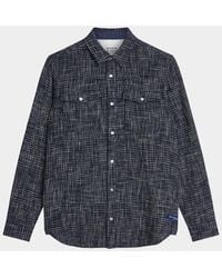 Scotch & Soda - Apos;S Melange Waffle Classic Fit Button-Front Shirt - Lyst