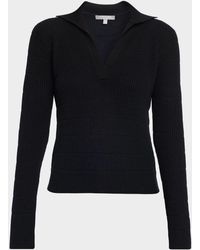 Neiman Marcus - Cashmere Polo Sweater - Lyst