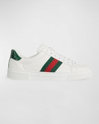 Gucci - Mac80 Leather Low-top Sneakers - Lyst