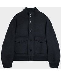 dunhill - Apos;S Double-Face Wool & Cashmere Bomber Jacket - Lyst