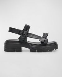 Stuart Weitzman - Sofia Nolita Dual Bow Slingback Sandals - Lyst