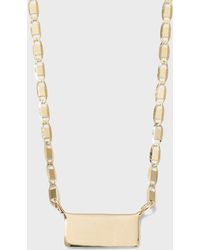 Lana Jewelry - Petite Malibu Gold Tag Necklace - Lyst