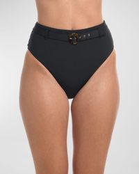 Sunshine 79 - High Waist Bikini Bottom W/ Adjustable Belt - Lyst