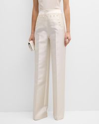 Christopher John Rogers - High-Waisted Pleated Sailor Trousers - Lyst