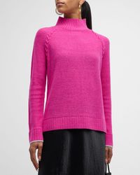 Lisa Todd - Soft Supply Mock-Neck Cashmere Sweater - Lyst