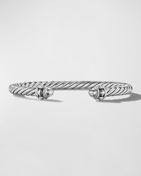 David Yurman - 5mm Renaissance Cable Bracelet In Blackened Silver - Lyst