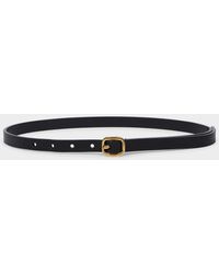 Loewe - Rounded Leather Belt - Lyst