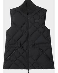 Burberry - Check-Stitch Nylon Devonside Gilet - Lyst