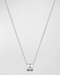 Chopard - Ice Cube 18k White Gold Pendant Necklace - Lyst