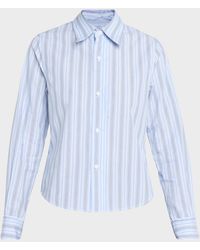 WE-AR4 - The Rebel Striped Wool Shirt - Lyst