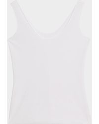 Commando - Scoop-Neck Cotton Tank Top - Lyst