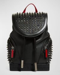 Christian Louboutin - Explorafunk Spiked Leather Backpack - Lyst