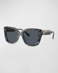 Tory Burch - Oversized Acetate Butterfly Sunglasses - Lyst