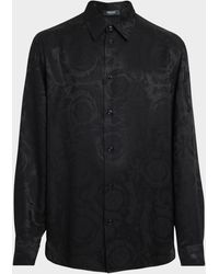 Versace - Apos;S Barocco Jacquard Dress Shirt - Lyst