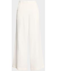 Twp - Dees Wide-Leg Linen-Blend Trousers - Lyst