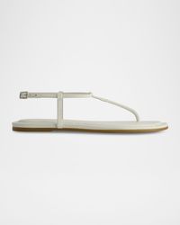Bernardo - Hercu Leather Ankle-Strap Flat Sandals - Lyst