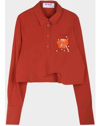 Ph5 - Nala Cotton Cropped Shirt - Lyst