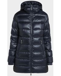 Moncler - Glements Hooded Mid-Length Down Jacket - Lyst