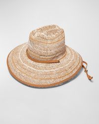 Lele Sadoughi - Woven Straw Large Brim Hat - Lyst