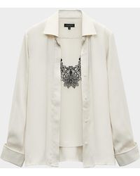 Rag & Bone - Venus Lace Cami Blouse - Lyst